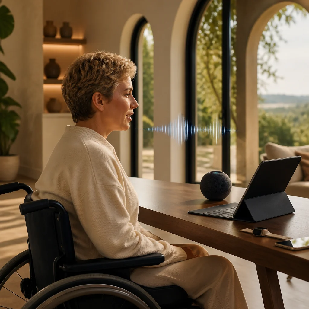 How We Designed Voice Control and Shortcuts for Users with Motor Impairments